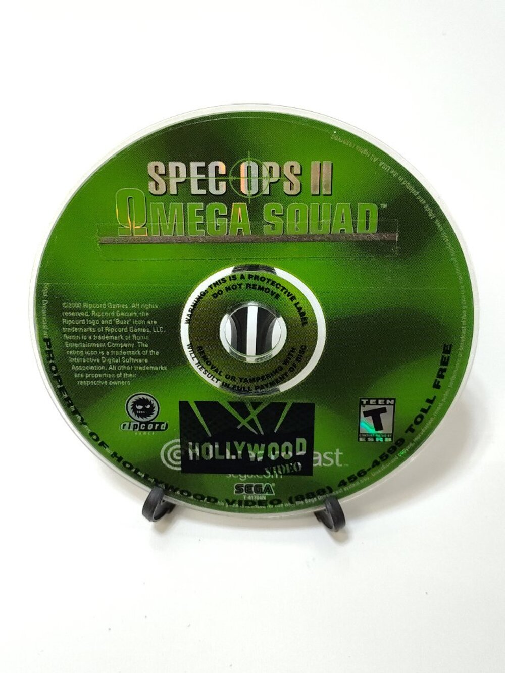 Sega Dreamcast Spec Ops II Omega Squad Retro Tactical Military Shooter Disc OS